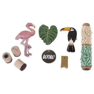 Set-Geschenkanhänger Tropical