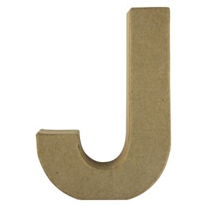 Pappmaché Buchstabe J FSC Recycled 100%