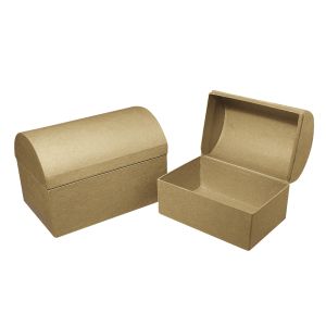 Pappmaché Box: Truhe FSC Recycled 100%