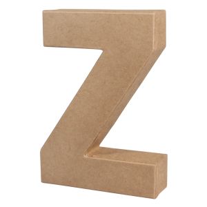 Pappmaché Buchstabe Z, FSC Recycled 100%