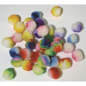 Pompons rainbow