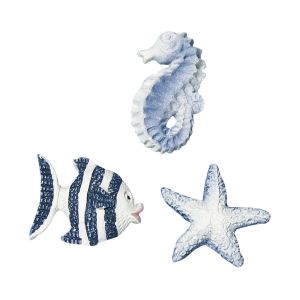 Polyresin objects: Lake animals
