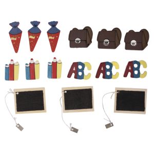 Wooden objects: School