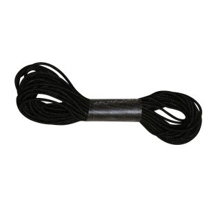 Gummifaden, 1mm ø, schwarz