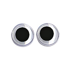 Plastik-Wackelaugen zum Kleben, 8mm ø