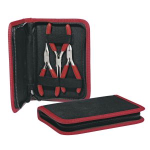 Pliers set in a case