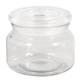 Vorratsglas mit Glasdeckel, 10cm ø – Rayher