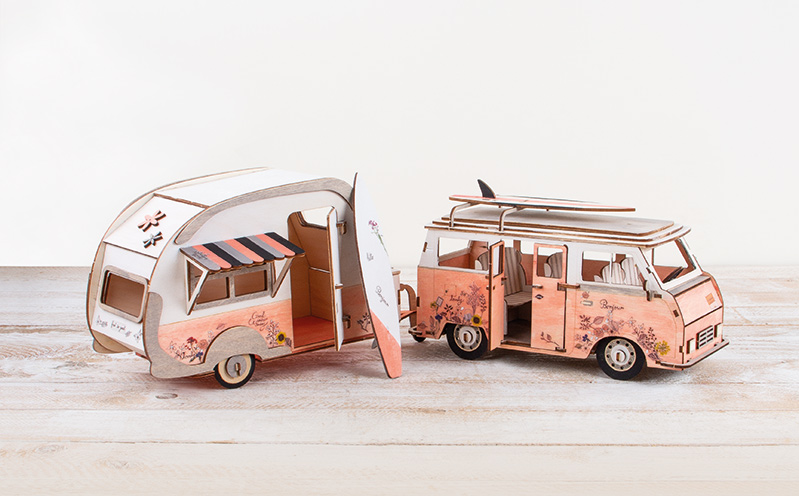 3D Wohnwagen