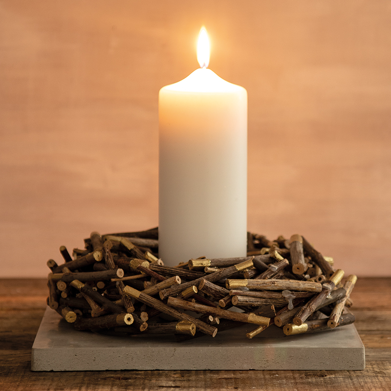 Twig pieces wreath