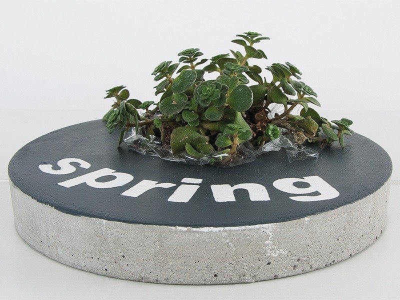 Beton-Fliese rund „Spring“