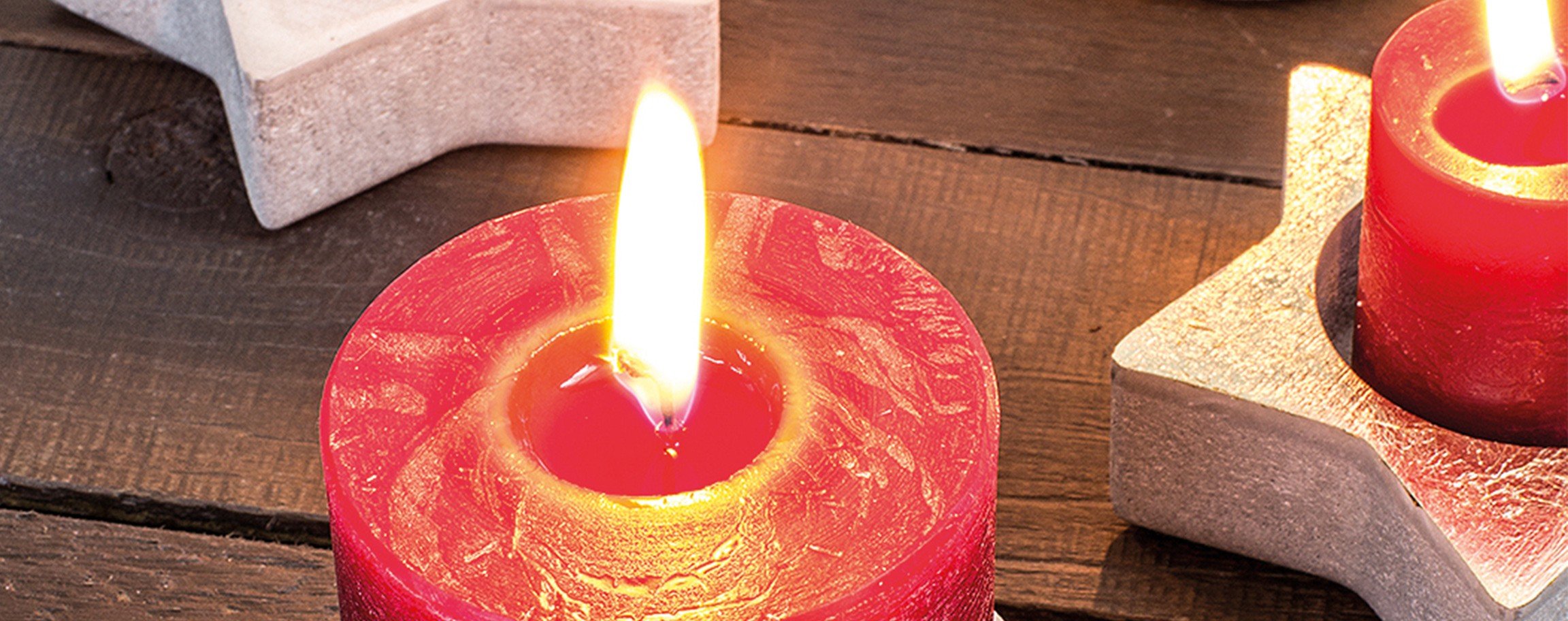 Candle holder out of concrete