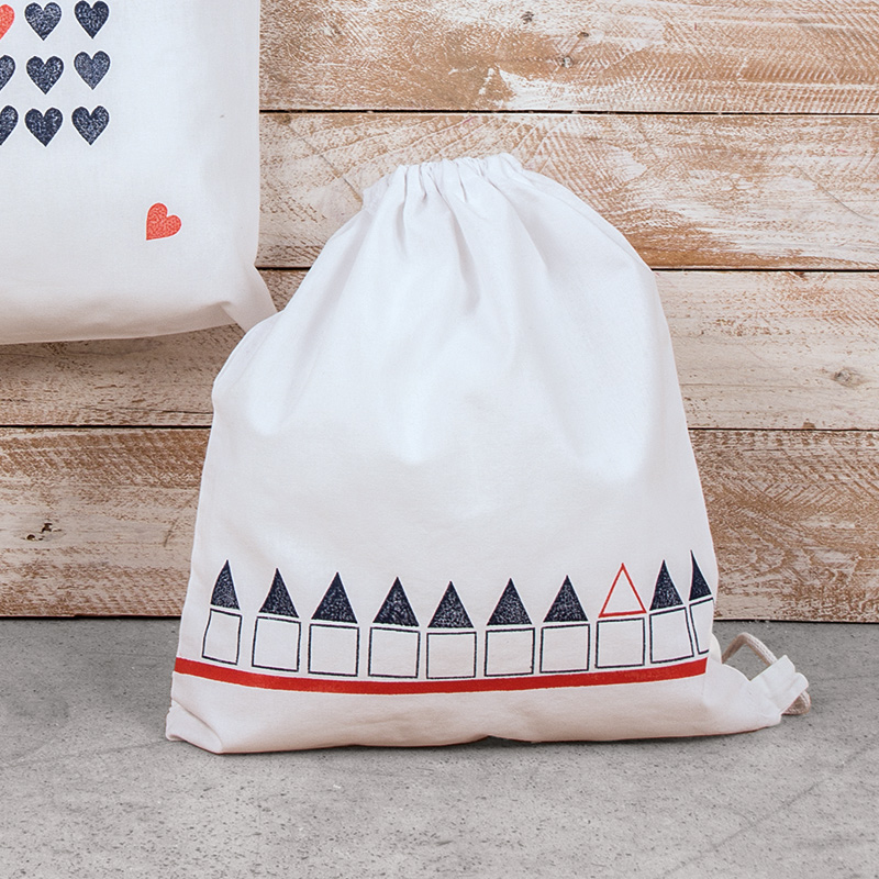 CANVAS - Gym bag with cottage