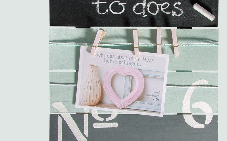 Chalky Finish Board mintgrün/grau