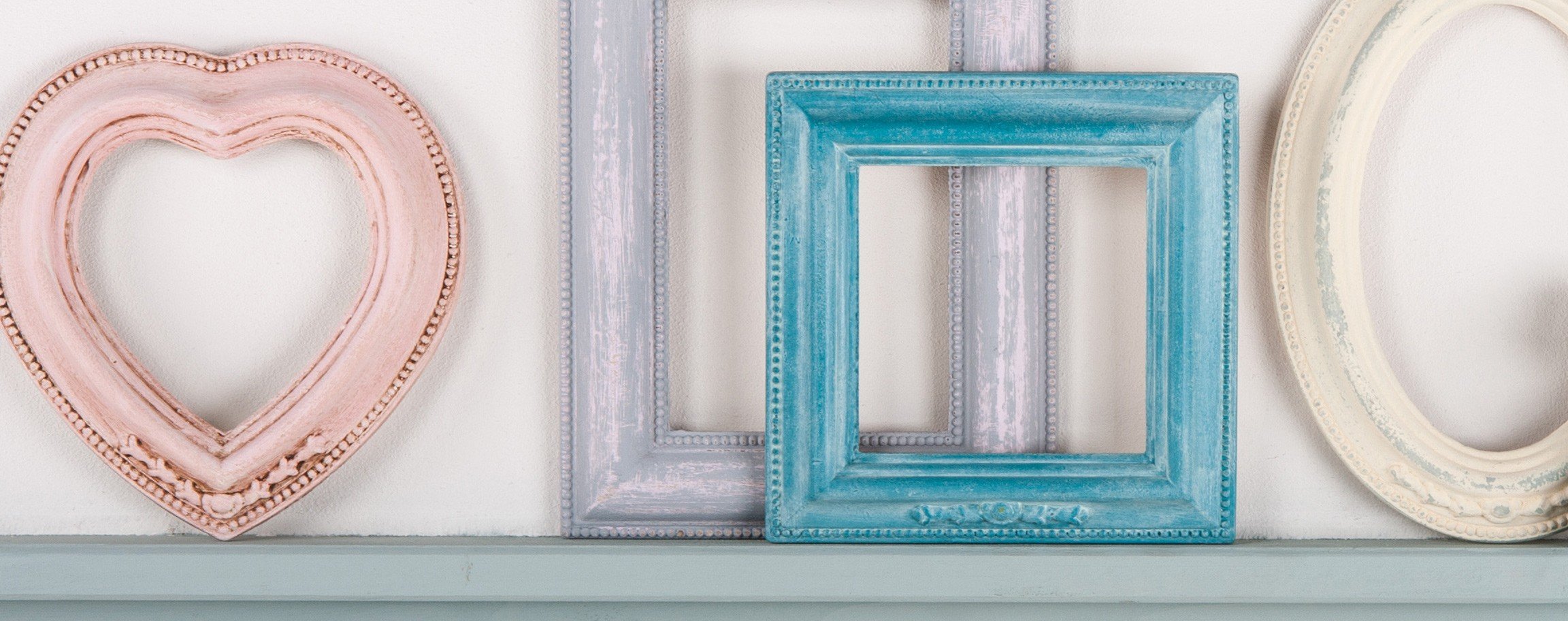 Chalky Finish Deco frames