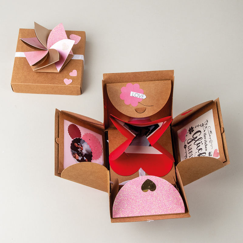 Explosionsbox Hochzeit