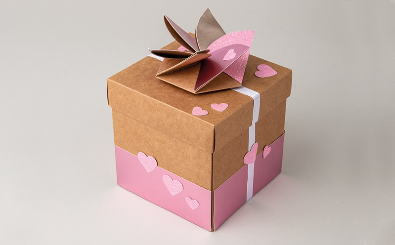 Explosionsbox Hochzeit