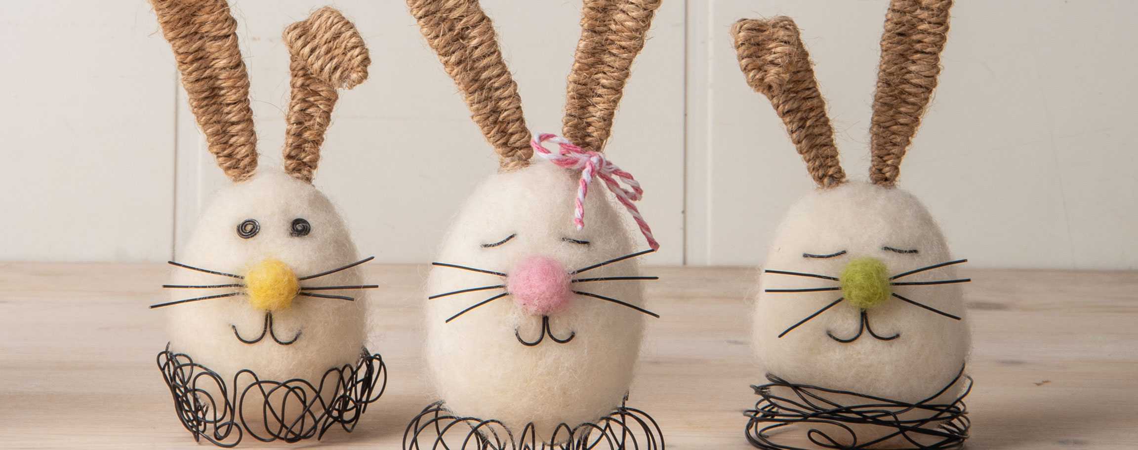Gefilzte Osterhasen