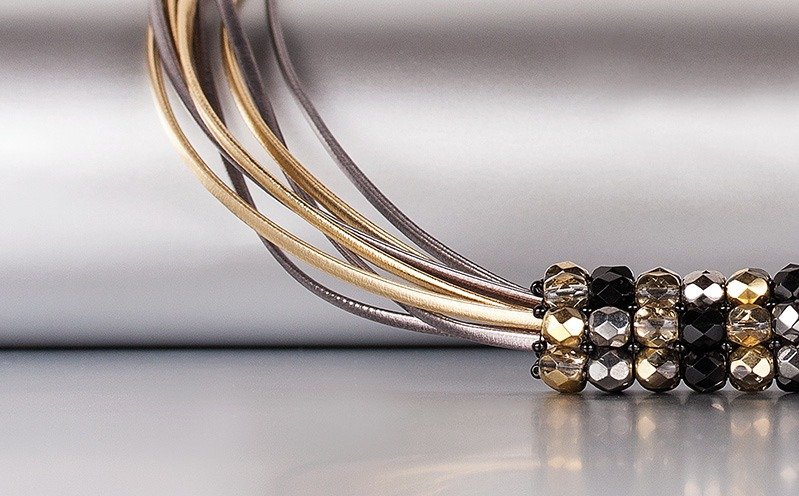 Goldfarbene Metallic-Kette