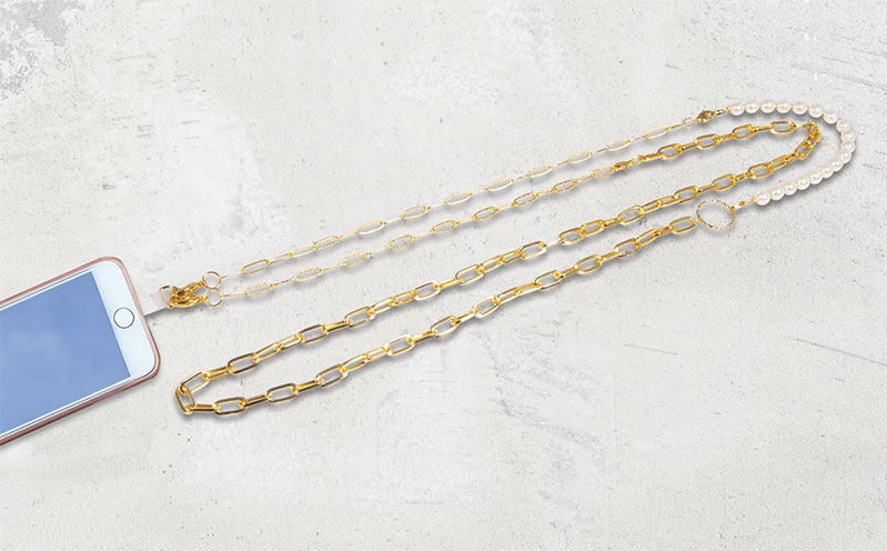 Handykette gold