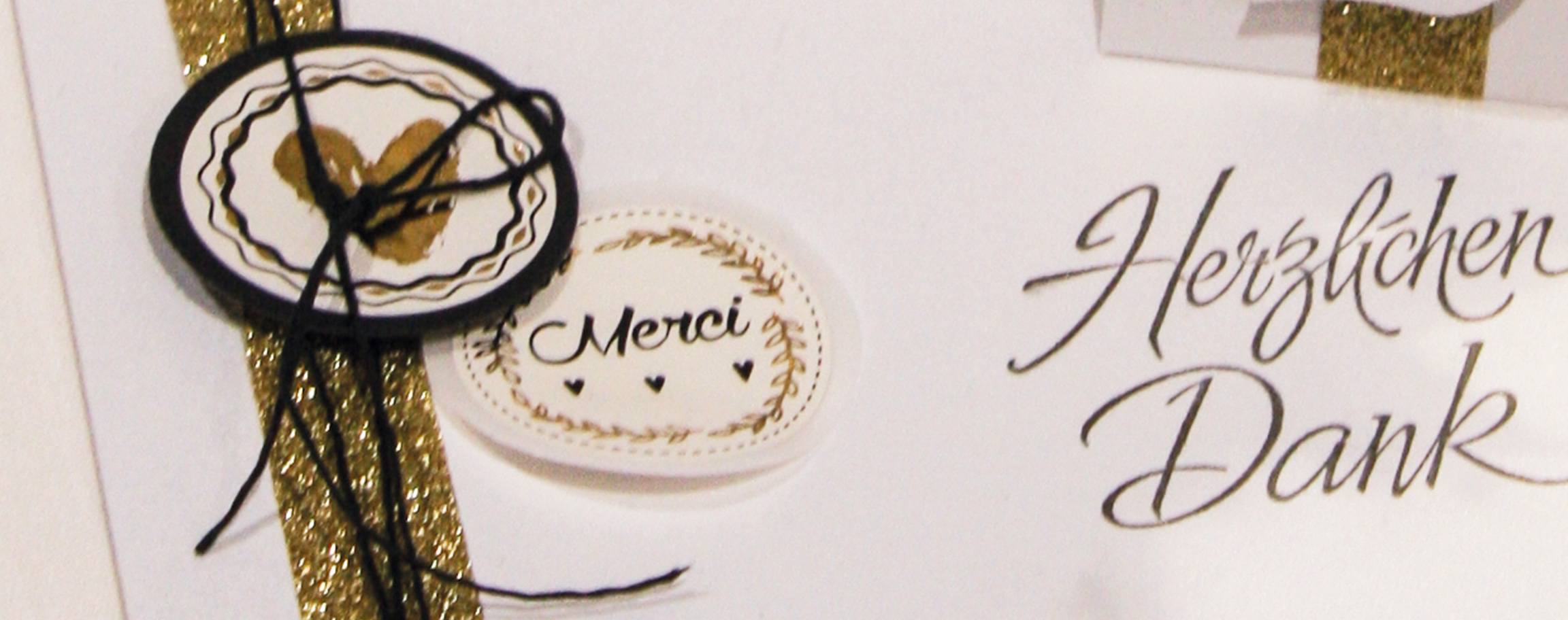 Wedding card „Herzlichen Dank“