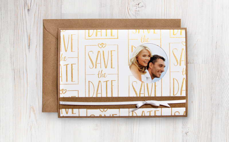 Karte „Save the date“