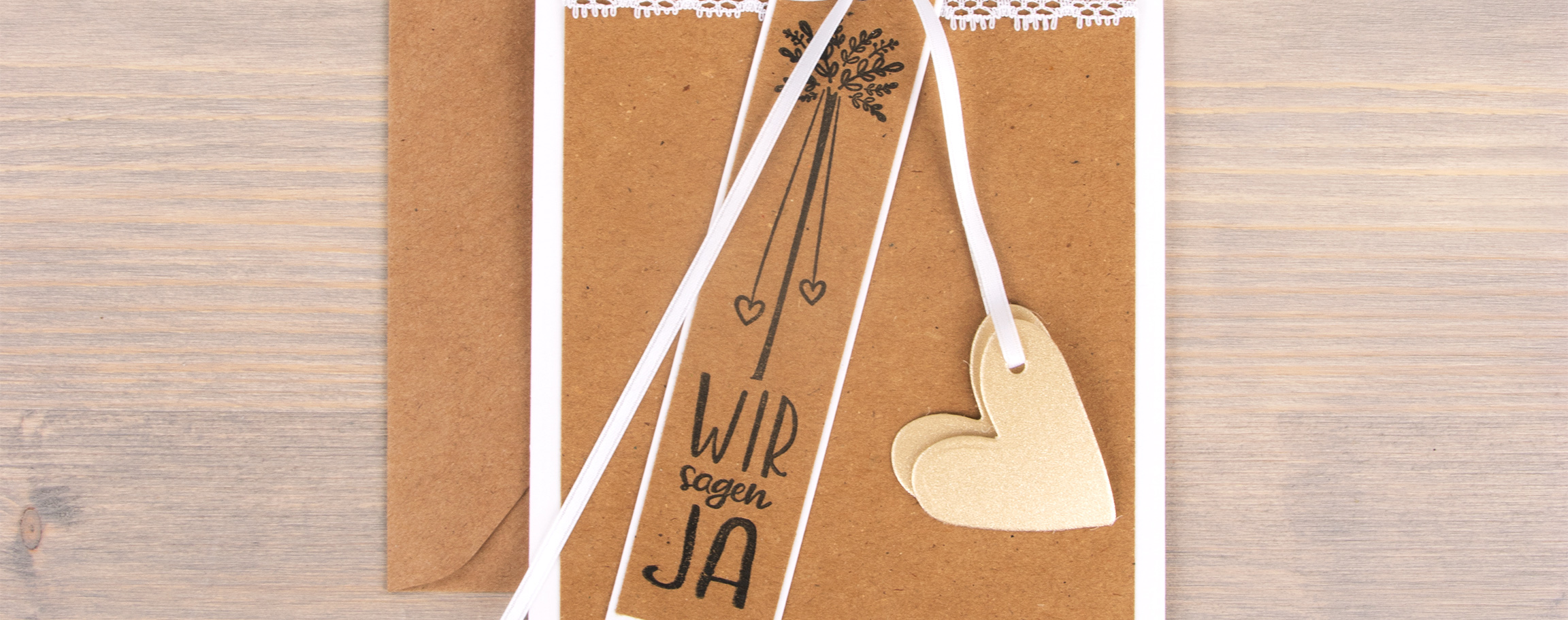 Card „Wir sagen ja“