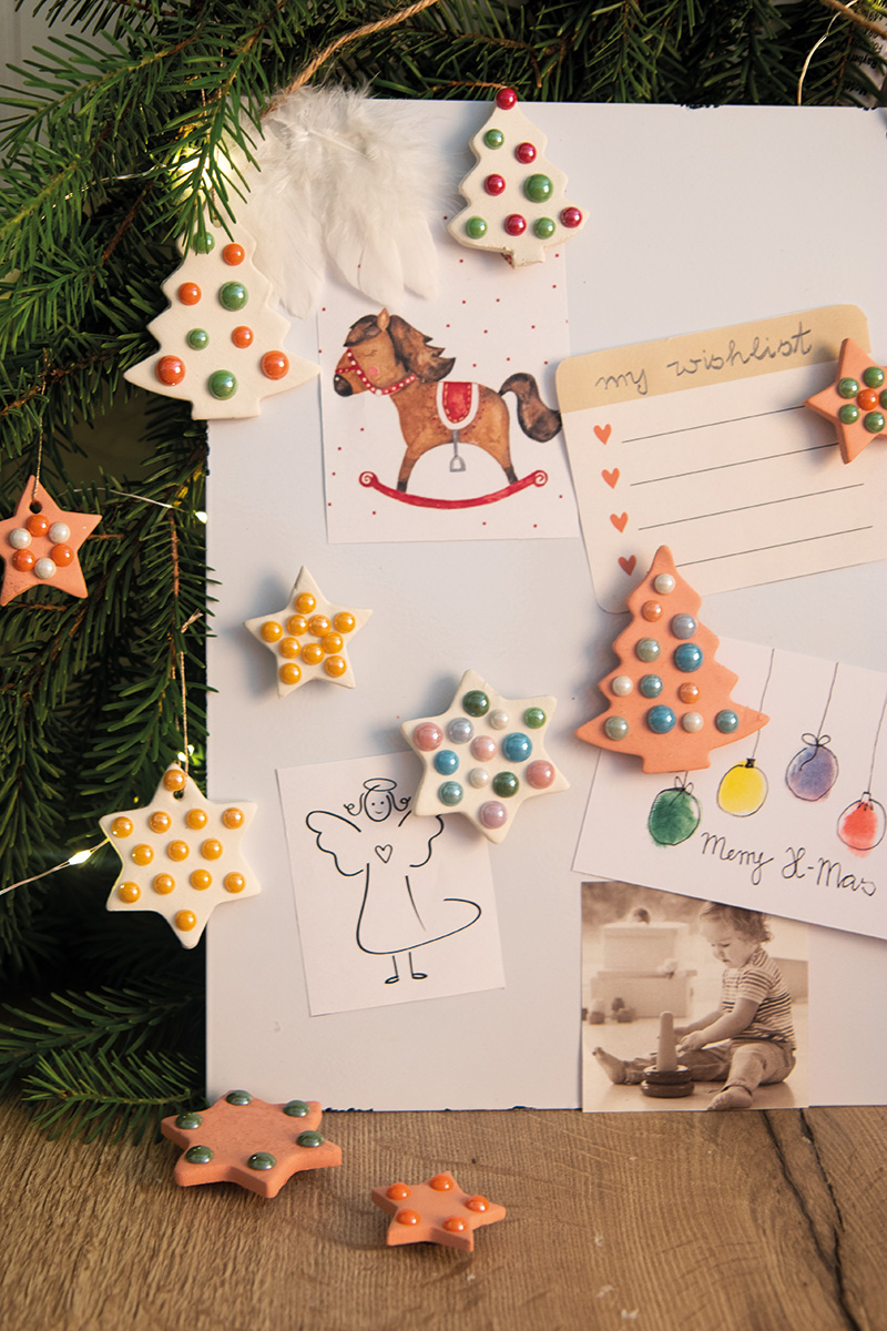 Weihnachtliche Kühlschrankmagnete