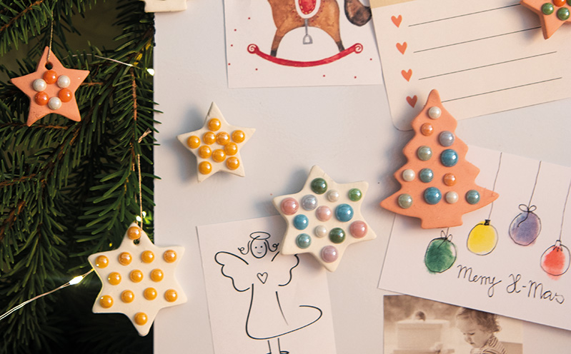 Weihnachtliche Kühlschrankmagnete