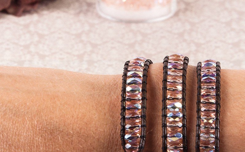 Lässiges Wickelarmband