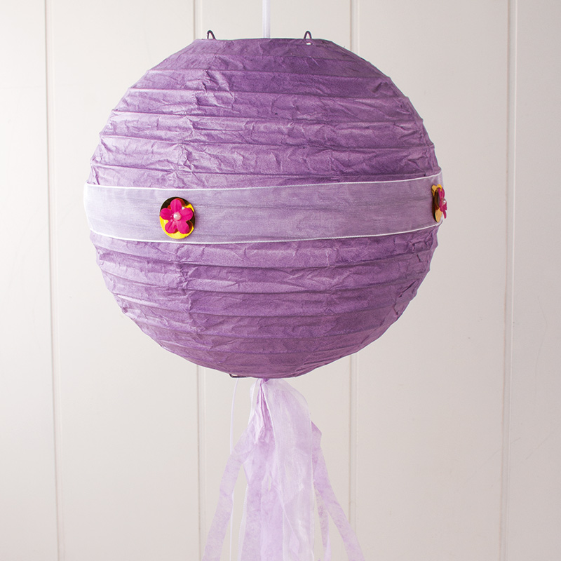 Paper lantern purple
