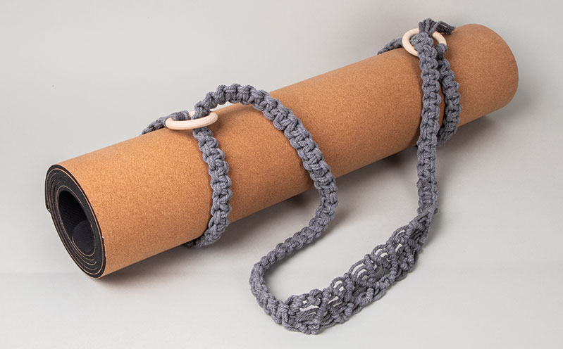 Makramee-Gurt für Yogamatte