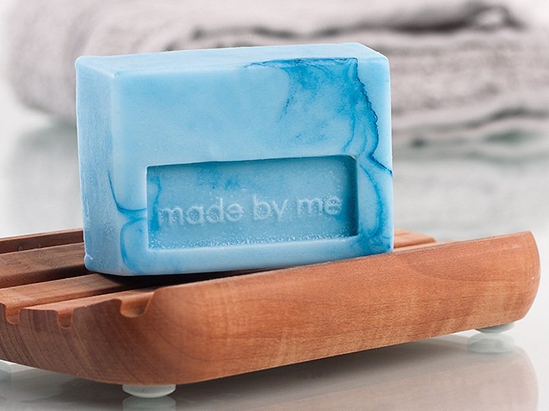 Marmorierte Seife
