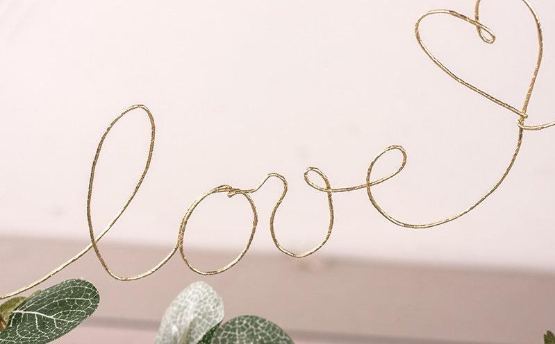 Metallring „love“