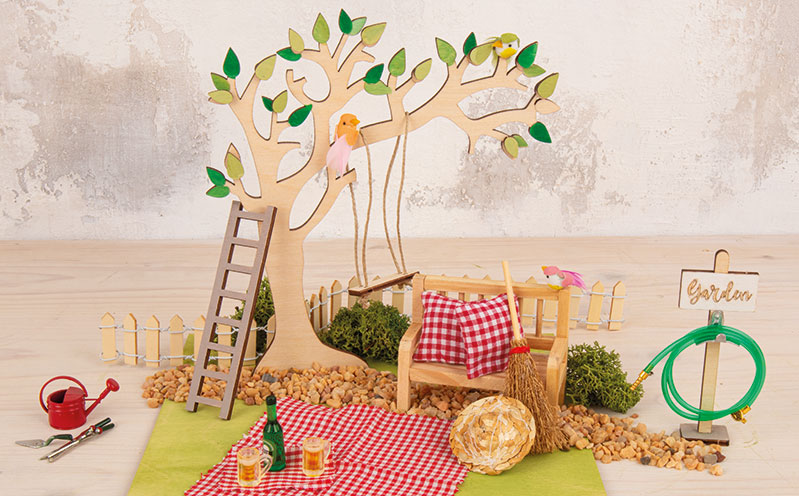 Miniatur-Garten