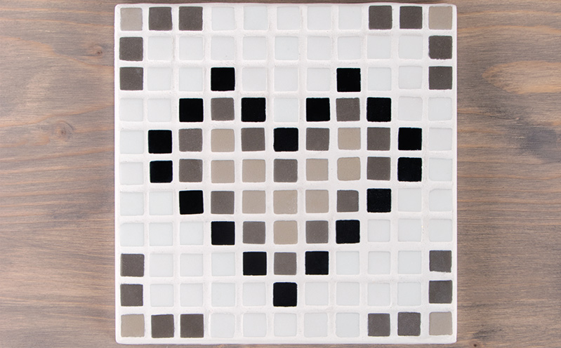 Mosaik Fliese Herz