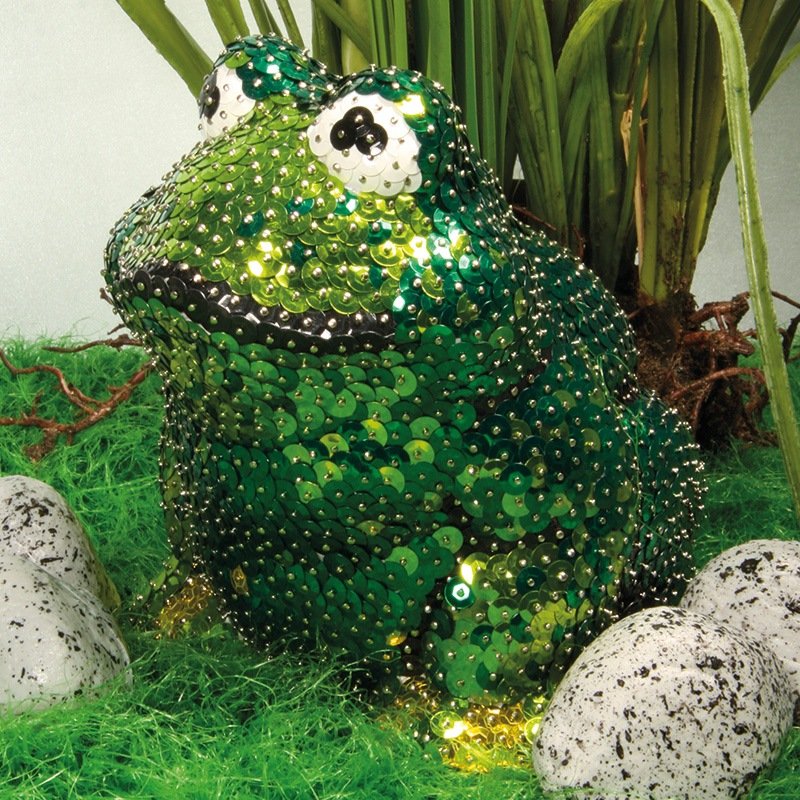 Pailletten-Frosch