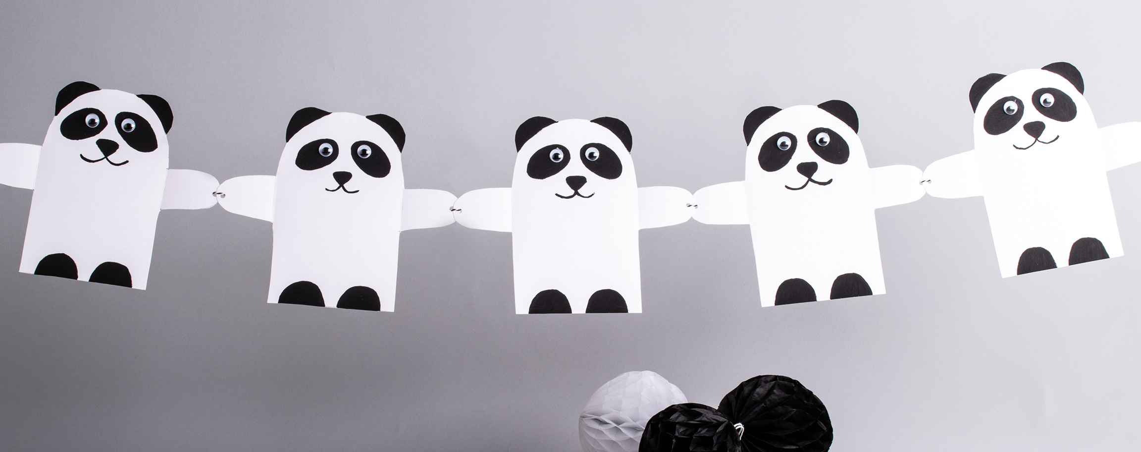 Panda garland