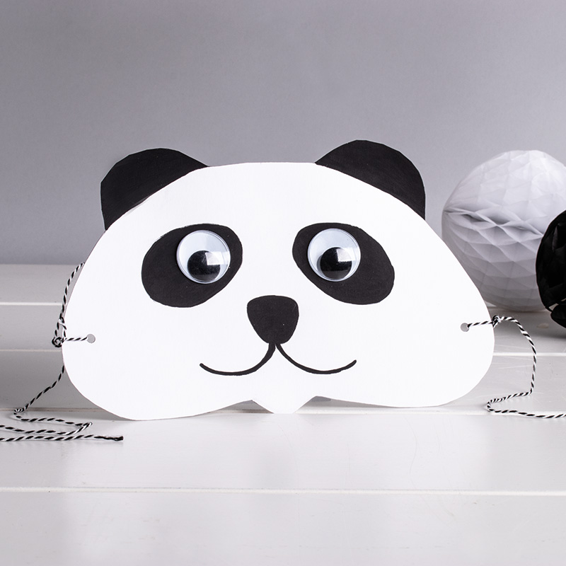 Panda-Maske