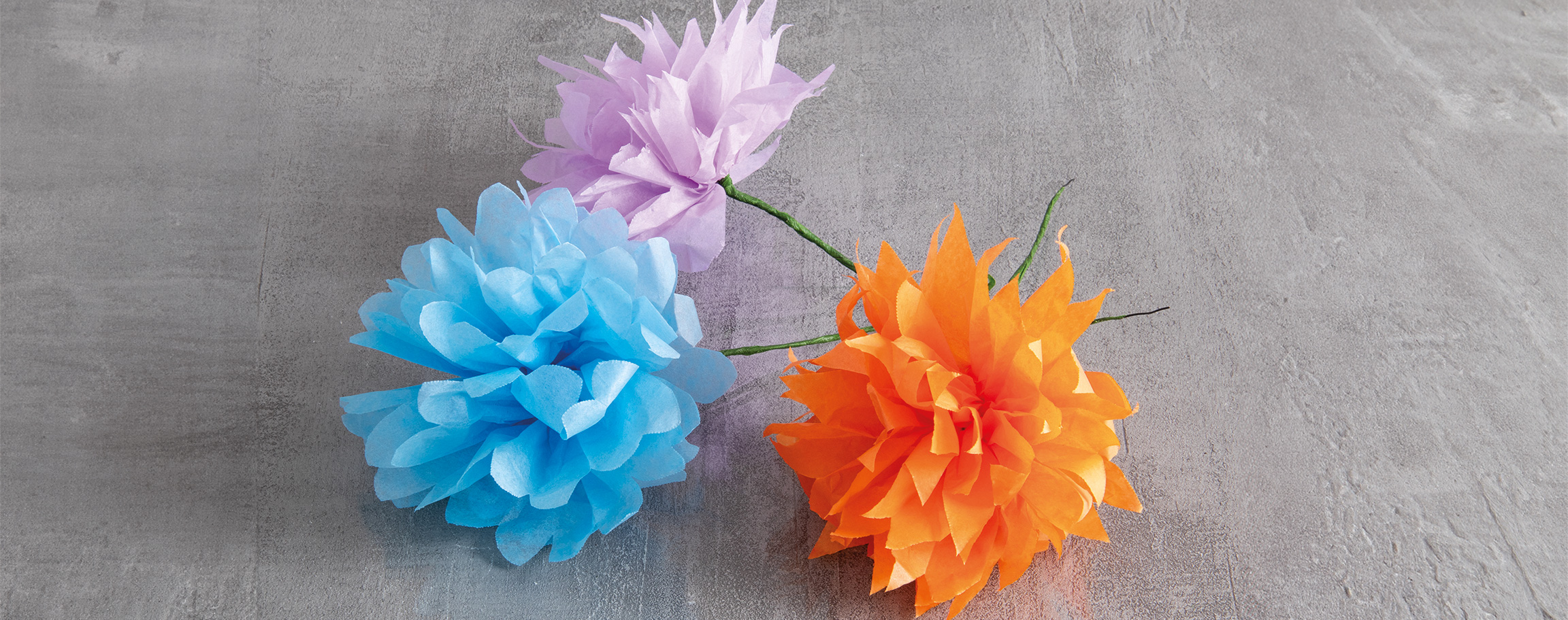 Tissue-paper flowers