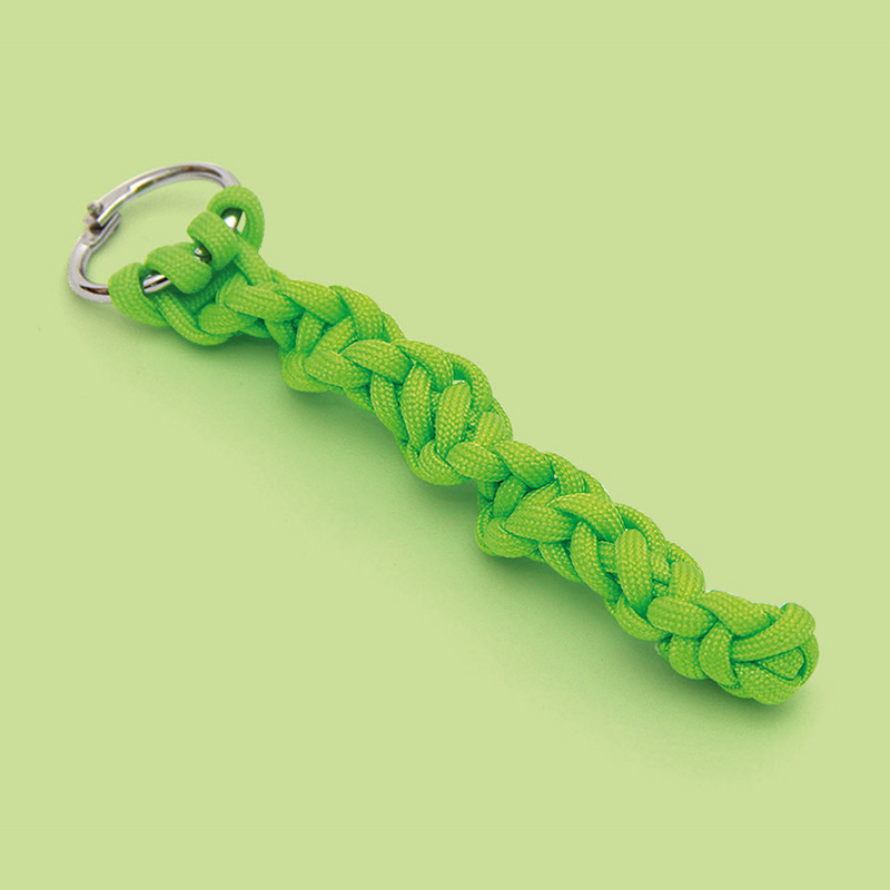 Paracord Schlüsselanhänger grün