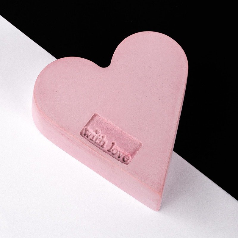 Raysin heart pink