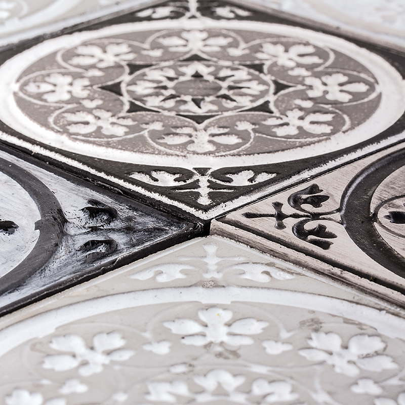 Relief-Eingießplatte „Mandala“