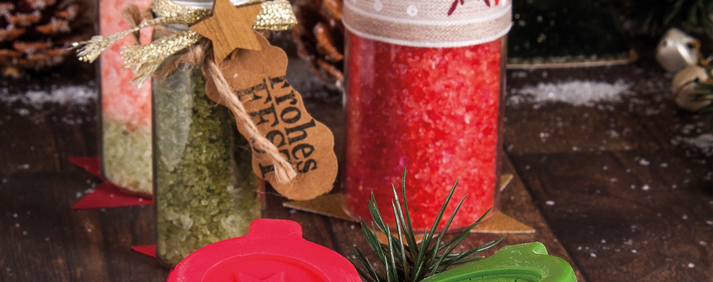Red bath salt