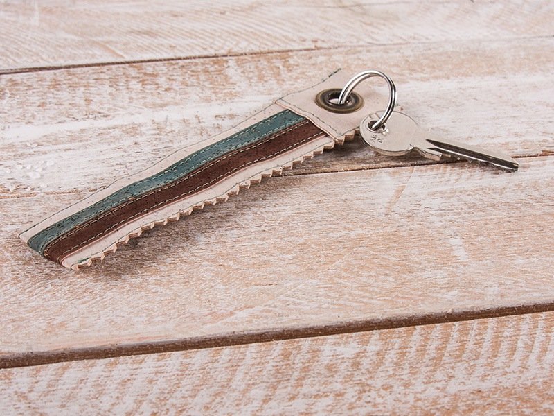 Schlüsselanhänger mit Kork
