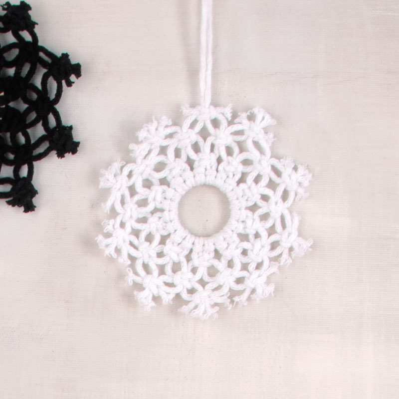 Snowflake, white