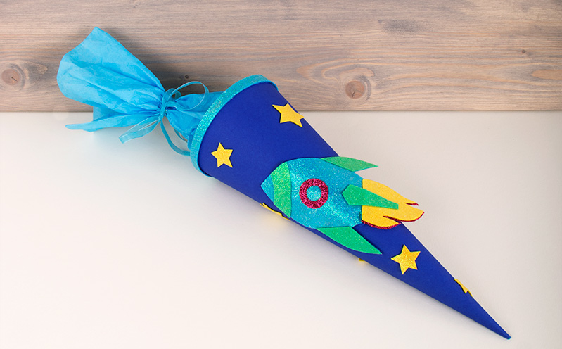 Schultüte Rakete
