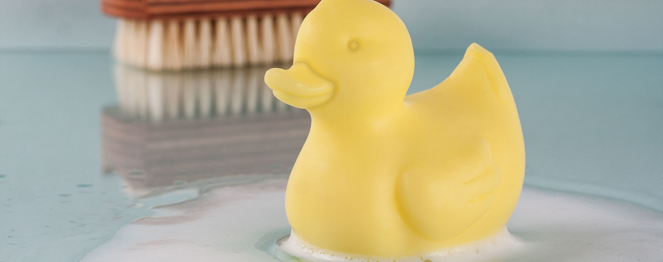 Duck-shaped soap