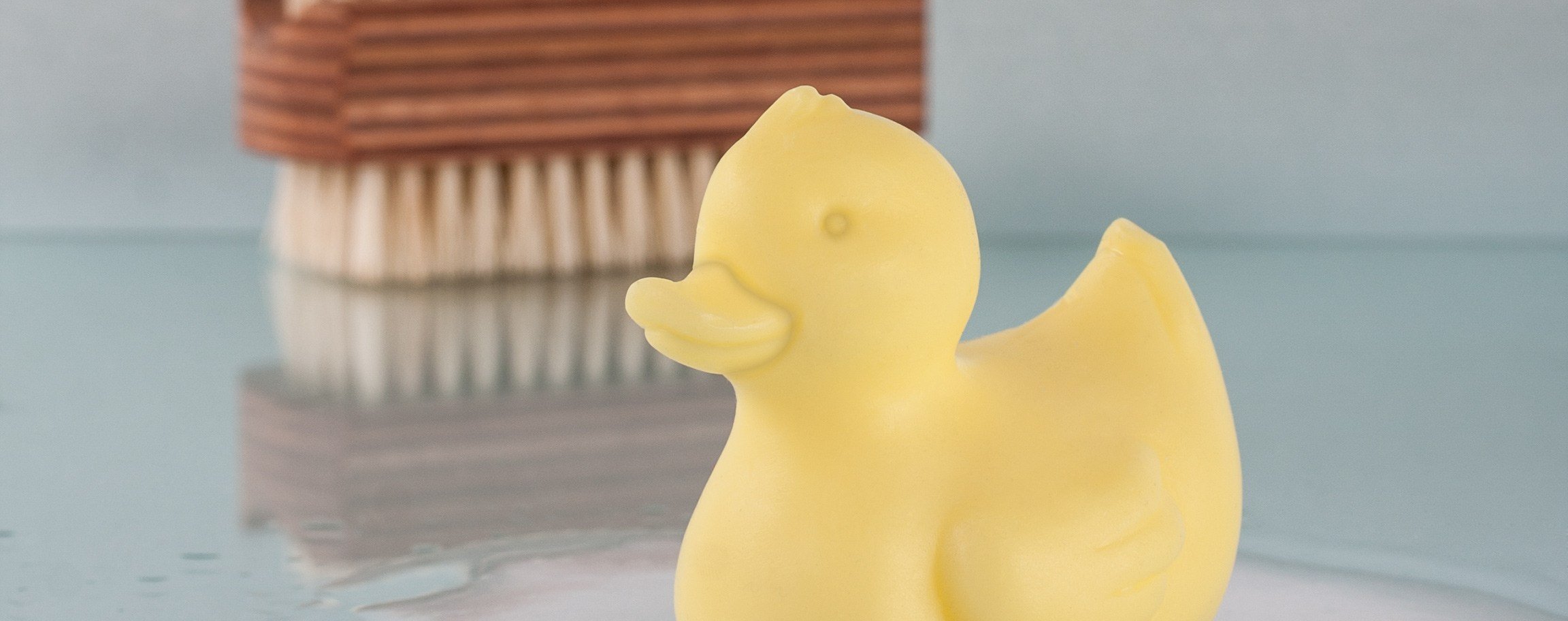 Duck-shaped soap