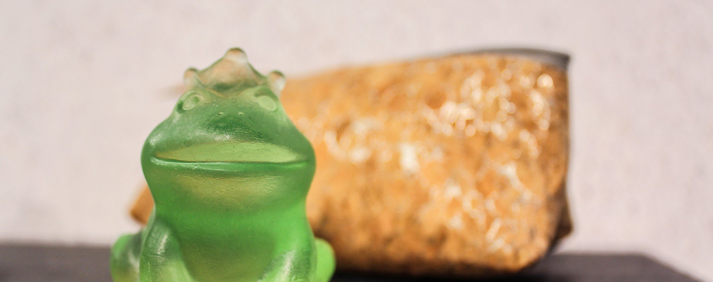Frog-shaped soap