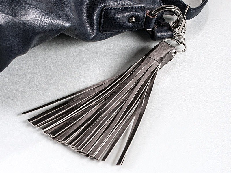 Taschen-Quaste metallic